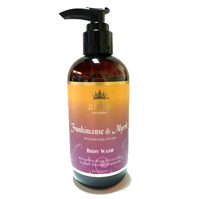 Frankincense & Myrrh Body Wash w/ Pump 8oz - Abba Oils Ltd